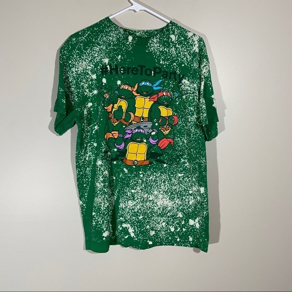 Teenage Mutant Ninja Turtles Bleach Dyed T Shirt